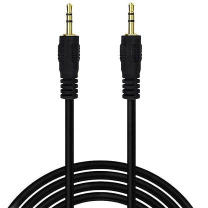 Seadream 6Feet 2.5mm Male to Male Subminiature Stereo Headset Headphone Jack Gold Plated Connector Wire Cord Plug Cable (Straight to Straight) - style: Straight to Straight