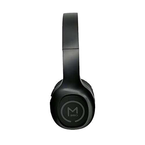 Morpheus 360 Tremors Bluetooth Headphones | Built-in Microphone | Wireless Headset | Gaming Headphones | on Ear Earphones | Wireless/Wired | Black | HP4500B - color: Black with Gray Accents