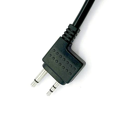 WODASEN Tactical U94 PTT Adapter Push-to-Talk Headset Radio Connector 7.0mm Female Jack to Walkie Talkie for Midland LXT/GXT/XT/X-Talker Series LXT500VP3 LXT600VP3 GXT1000 GXT1000VP4 Civilian Wiring