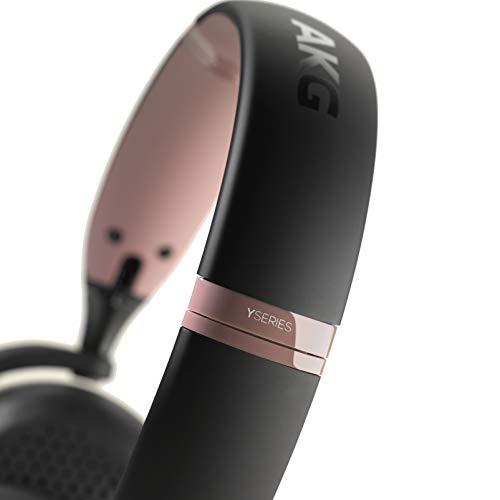 AKG Y500 On-Ear Foldable Wireless Bluetooth Headphones - Pink (US Version)
