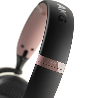 AKG Y500 On-Ear Foldable Wireless Bluetooth Headphones - Pink (US Version)