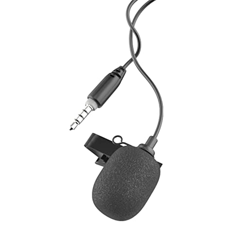 3pcs Lavalier Microphone Metal Tie Clips 3pcs Windscreen Foam Covers | 0.75mm Lapel Microphone Replacement Kit, Metal Lapel Mic Clips Sponge Cover Kit - color: 7.5mm