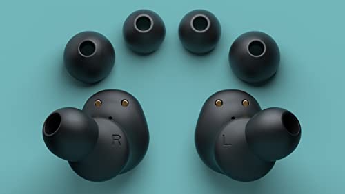 Philips T4556 True Wireless Headphones with Active Noise Canceling (ANC) and IPX4 Water Resistance, Black - color: Black