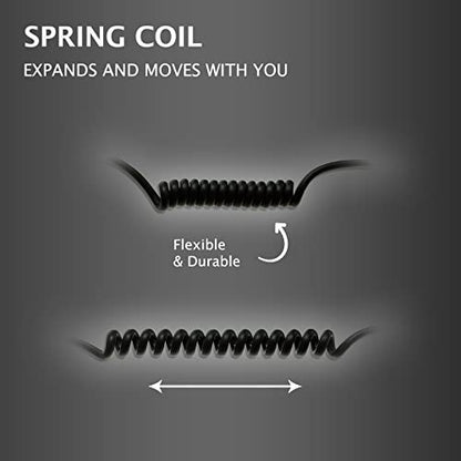 [2-Pack] ProMaxPower C-Shape Swivel Ear Hanger Earpiece for Motorola Two-Way Radios XPR6550 XPR7550e XPR7580e XiR-P8200 DP3401 MTP850 - size: 2-Pack