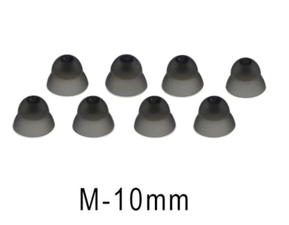 Hearing Aid Ear Domes Cleaning Tools Hearing Aid Close Domes for Resound Sure Fit Style RIC RITE and Open Fit BTE Hearing Amplifier with Brush Cleaner（M Size 8PCS) - size: M