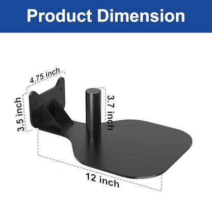 Upgraded Speaker Wall Mount for Bose S1 Pro/S1 Pro+, Hidden Wall Mount Speaker Bracket for Bose Speakers Mounting Bracket, Black