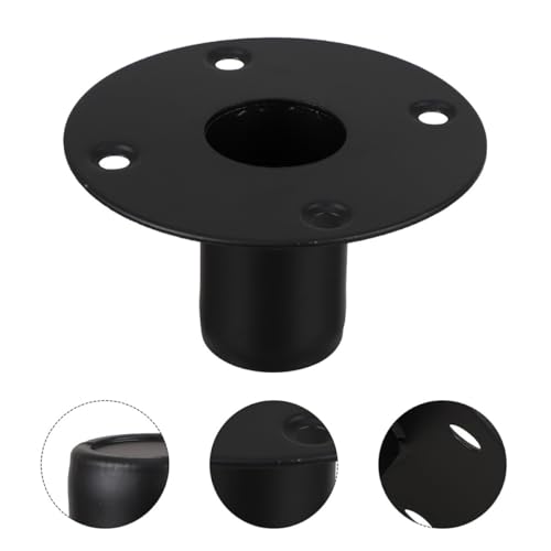 Iron Speaker Stand Base for Stable Audio Mounting, Black