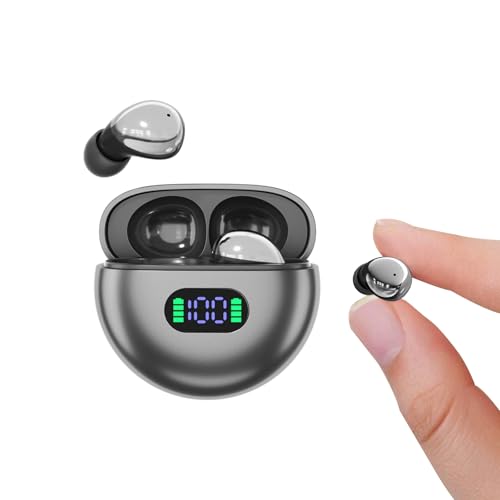 Wireless Invisible in Ear Earbuds Mini Headphones Discreet Hidden Bluetooth | Earphones Ear Buds for Work Sleeping on Side Small Ears Canal Women Sleep Tiny Smallest Earbuds for Side Sleepers - color: Black