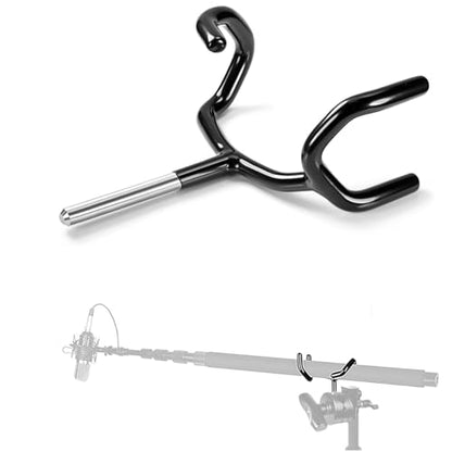 Boom Pole Holder, Metal Audio Boom Cradle Mount Stand for C-Stands
