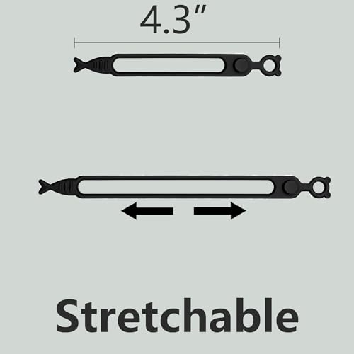 Silicone Cable Ties, Cable Cord Organizer Straps for Charging Wire