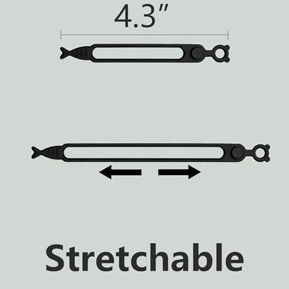 Silicone Cable Ties, Cable Cord Organizer Straps for Charging Wire