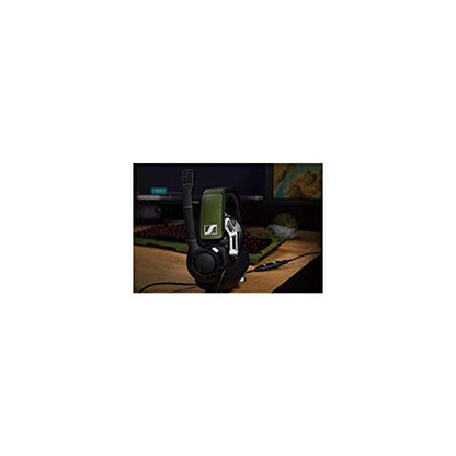 Sennheiser GSP 550 PC Gaming Headset with Dolby 7.1 Surround Sound, Flip-to-Mute microphone, USB connectivity for Dekstop and Laptop compatibility, Open-back ear cups, breathable fabric Headset, black