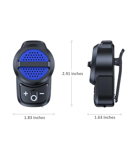Tsnam Wearable Bluetooth Speaker Clip on Portable Small Speaker | IPX6 Waterproof Clip Speaker Built-in Mic, Wireless Speaker 10H Battery Life, Gadgets Electrician Gifts for Men Women