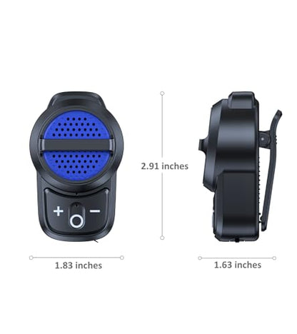 Tsnam Wearable Bluetooth Speaker Clip on Portable Small Speaker | IPX6 Waterproof Clip Speaker Built-in Mic, Wireless Speaker 10H Battery Life, Gadgets Electrician Gifts for Men Women