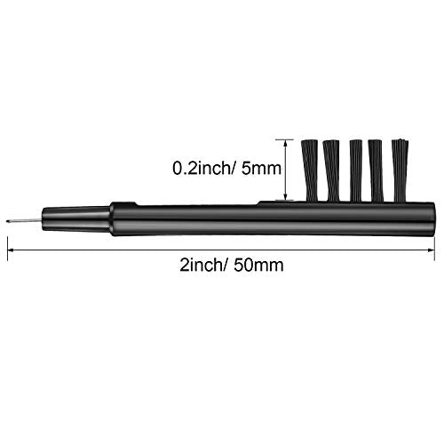 Mudder 12 Pieces Hearing Aid Cleaning Tools Kits Hearing Aid Amplifier Cleaner Brushes Accessories with Wax Loop and Magnet Gifts for Relatives and Friends