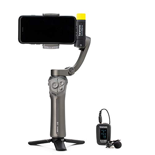 Saramonic Advanced 2.4GHz Wireless Clip-On Microphone System with Lavalier & Dual-Channel Lightning Receiver for Apple iPhone & iPad (BLINK500PROB3)