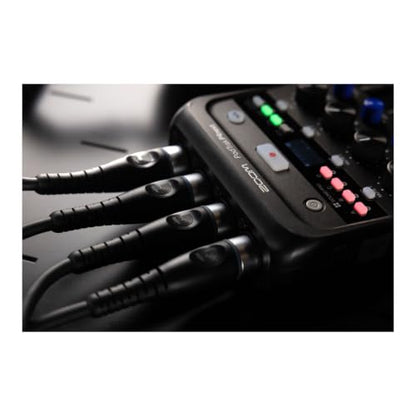Zoom PodTrak P4 Portable Multitrack Podcast Recorder Bundle | Includes Zoom ZDM-1 Podcast (2 Pack)