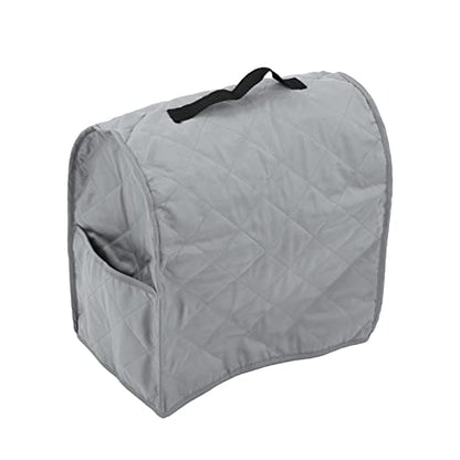 Acouto Kitchen Mixer Cover Carry Bag for Professional 5-Qt Qt Stand Mixers – Quilted Polyester Pongee & Scratch- with Handle and Storage Pockets (Grey) - color: Grey