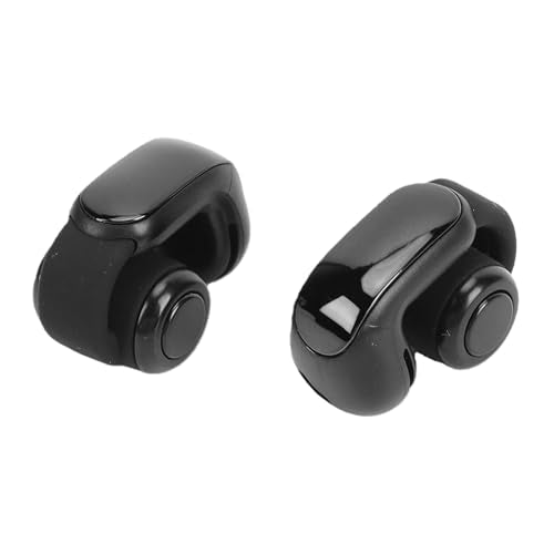 Cryfokt Bluetooth 5.3 Earbuds, Secure Fit Wireless Sports Earbuds IPX5 with Charging Case for Running Sports Meetings (Black) - color: Black