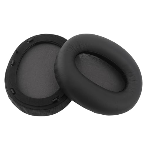 W820NB Ear Pads Replacement Ear Pads Cushions Compatible with Edifier W820NB Headphone Softer Protein Leather Earmuffs Memory Foam Earpads Ear Cups Cover Repair Parts - Gray - color: Black