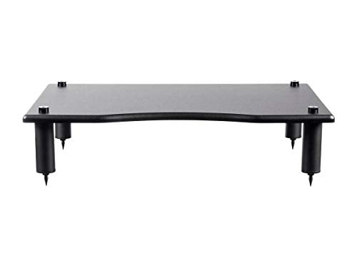 Monolith 124795 Amplifier/Component Stand, 23.8 x 16.7 x 4.7 Compatible with Bose, Polk, Sony, Yamaha, Pioneer & Others, Black