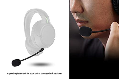 Replacement Game Mic for Kingston HyperX Cloud Flight Flight S Gaming Headset on PS4 PS5 Xbox One PC, 3.5mm Detachable Boom Microphone