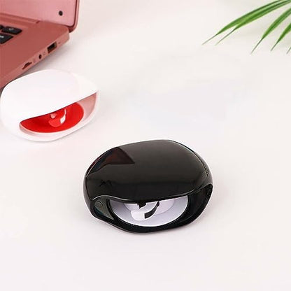 2 Pcs Automatic Roll Earphone Cable Cord Winder Retractable Cord Organizer for USB Cables, Headphone Cable, Data Charging Cable, 2.83 * 2.05 * 1 inch