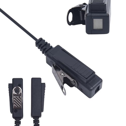 WODASEN SL300 TLK100 Acoustic Tube Earpiece with PTT Mic Walkie Talkie Headset for Motorola SL7550 SL7550e SL7580 SL7580e SL7590 SL7590e SL4000 SL3500 SL3500e SL2600 SL1K SL1M 2 Way Radio