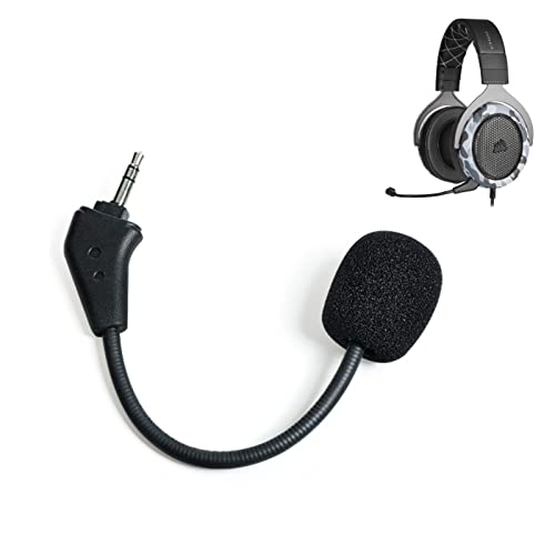 HS70 MIC, Boom Microphone Replacement for Corsair HS50, HS50 Pro, HS60, HS70, HS70 SE Gaming Headset on PS5, PS4, Xbox One, PC, Mac, Phone, Noise Cancelling