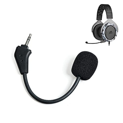 HS70 MIC, Boom Microphone Replacement for Corsair HS50, HS50 Pro, HS60, HS70, HS70 SE Gaming Headset on PS5, PS4, Xbox One, PC, Mac, Phone, Noise Cancelling
