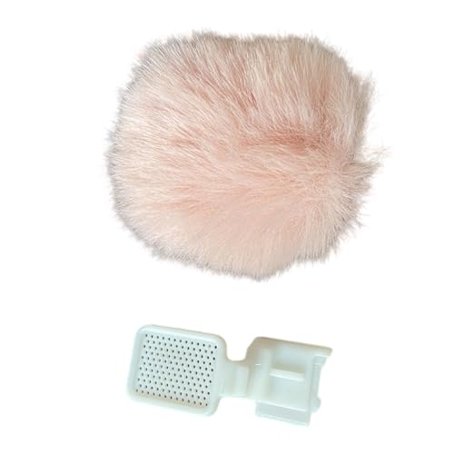 Secure Attachment Plush Cover for Hot Shoe Mount Ensuring Clear Voice Captures Outdoors Windproof Microphone Cover with Hot Shoe Mount Suitable - color: B