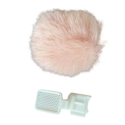 Secure Attachment Plush Cover for Hot Shoe Mount Ensuring Clear Voice Captures Outdoors Windproof Microphone Cover with Hot Shoe Mount Suitable - color: B