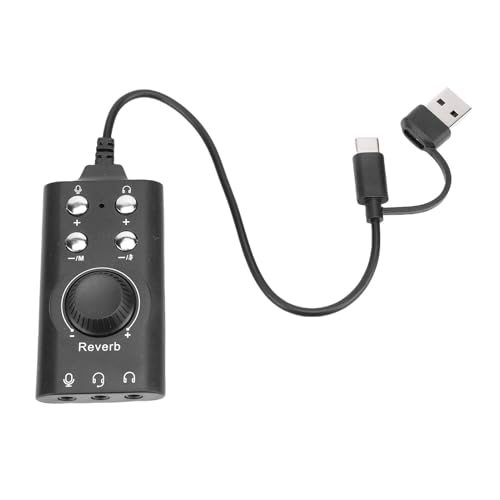 Jectse Transform Your Sound Experience with Our USB Sound Card, Supporting Standard Stereo, headsets, and Microphones with a 3.5mm Jack, External Sound Card for PC
