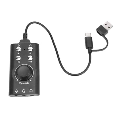 Jectse Transform Your Sound Experience with Our USB Sound Card, Supporting Standard Stereo, headsets, and Microphones with a 3.5mm Jack, External Sound Card for PC