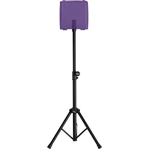 On-Stage SSAS7000B Mini Adjustable Speaker Stand (Folding, Portable, PA Loudspeaker Setup, Tripod Base, Nonslip Rubber Feet, Adjustable Height, 1 3/8″ Mounting Pole, 60 lb Capacity, Aluminum, Black)