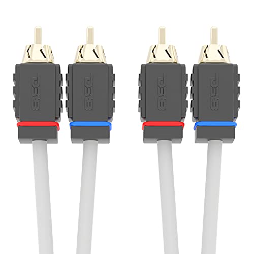 DS18 MOFCR-6FT 2 Channels OFC Marine RCA Audio Stereo Cable - 6 Feet - style: 6 Ft