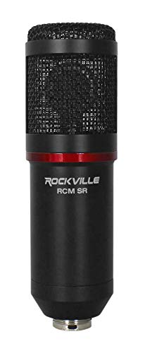 Audiosavings Bundle: Focusrite SCARLETT 18I16 4G 4th Gen 24-bit 192 kHz Audio Recording Interface Bundle with Rockville RCM SR Studio/Recording Condenser Microphone Mic w/Samsung Capacitors (2 Items)