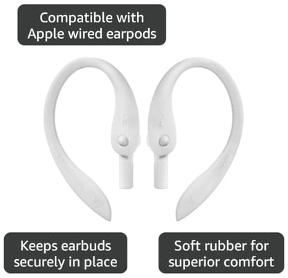 Only for Apple Wired EarPods – Designed to snap onto the Standard Wired EarPods that Ship with iPhone; Will not Work with Any Wireless or Bluetooth Earbuds. | (White) - color: White