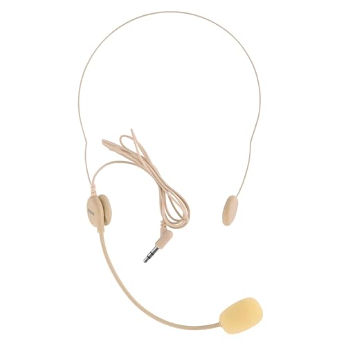 NEEWER Microphone Headset, Mono Track for Wired Voice Amplifier, Standard 3.5mm TRS Connector Jack Head Mic Plug for Teachers, Fitness Coaches, Tourism Guides, Public Speakers, LM9