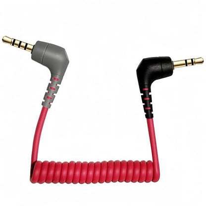 3.5mm TRS to TRRS Microphone Patch Cable Mic Cord Compatible with iPhone, Smartphone, Tablets for Rode SC7, VideoMic, VideoMicro Go, for BOYA & Other External Mic (Please Read Instruction Below)