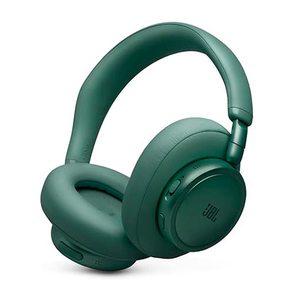 JBL Live 780NC - Noise Cancelling Headphones - Green | JBL Signature Sound with Hi-Res Audio wired and wireless, True Adaptive Noise Cancelling 20, real time calibration - color: Green