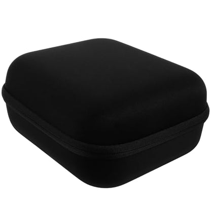 Headphone Case Eva Earphone Storage Bag Zipper Pouch for Headphones Earbuds Cables Hard Shell Carrying Case with 2 Mesh Pockets for Travel Daily Use 9.05 X 7.87 X 4.72 in