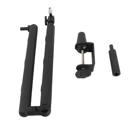 Microphone Boom Arm Low Profile Adjustable Stick Microphone Arm Stand with Desk Mount Clamp Screw Adapter Cable Management Metal Mic Boom Arm for Podcast Streaming Gaming Studio