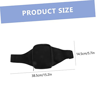 BESPORTBLE Vertical Waist Fitness Microphone Pouch Portable Mic Clip Bag Workout Belt for Wireless Transmitter