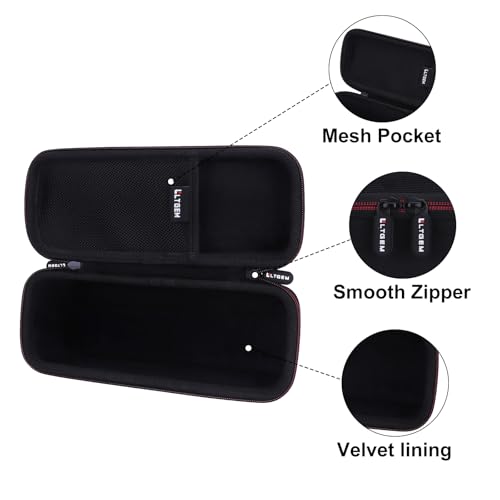 LTGEM Case for Turtlebox Ranger Portable Bluetooth Speaker | Hard EVA Shell, Water-Resistant, Shock Protection, Scratch-Resistant Interior, Portable Travel Storage Case Only