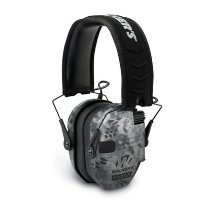 Walker's Razor Slim Electronic Earmuffs | Protective Case - color: Raid Kryptek