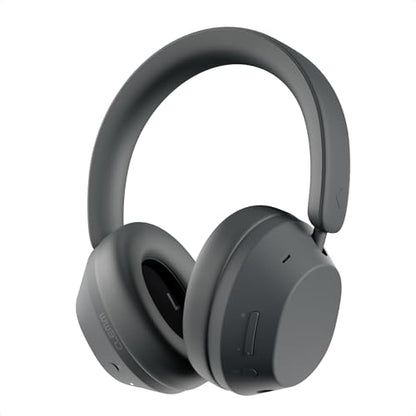 Clemm Preset Wireless Over-Ear Headphones, 95H Playtime, Bluetooth, 40mm Drivers, Built-in Mic, Memory Foam Earcups, Aux Cable Included, Foldable Design, Graphite - color: Graphit