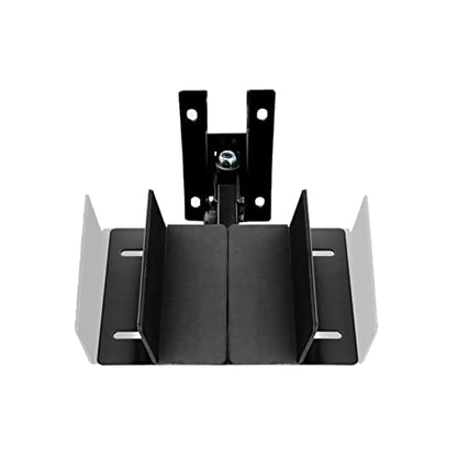 Entertainment Center Shelves Speaker Stand Speaker Wall Mount Bracket Surround Sound Hanger Wall Mount Bracket Audio Bracket Suitable for DVD Players, Cable Boxes (Color : Brass) - color: Brass