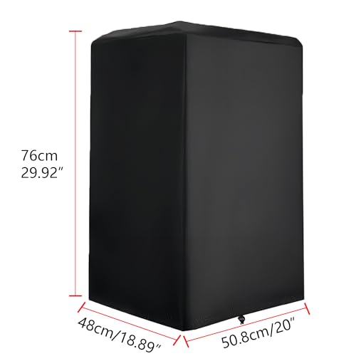 Musiin 15'' Outdoor Speaker Cover, Waterproof UV-Proof Oxford Cloth | Dust-Proof,Bottom Drawstring Fastening Design,Suitable for Upright PA/DJ Speaker Protection Cover(2 Packs)