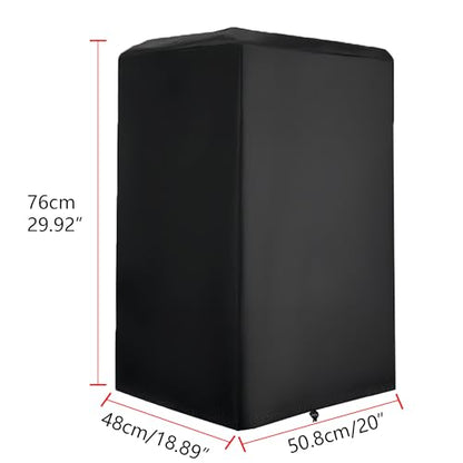Musiin 15'' Outdoor Speaker Cover, Waterproof UV-Proof Oxford Cloth | Dust-Proof,Bottom Drawstring Fastening Design,Suitable for Upright PA/DJ Speaker Protection Cover(2 Packs)